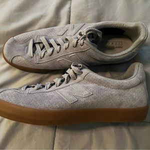 New Balance Tempus Court Suede Gray Gum Mens Size 10M